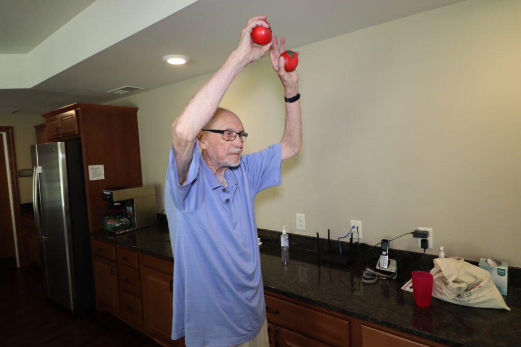 man working out